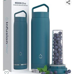 Infusion Pro Fruit Infuser 20 0z. Lagoon stainless steel insulated Water Bottle